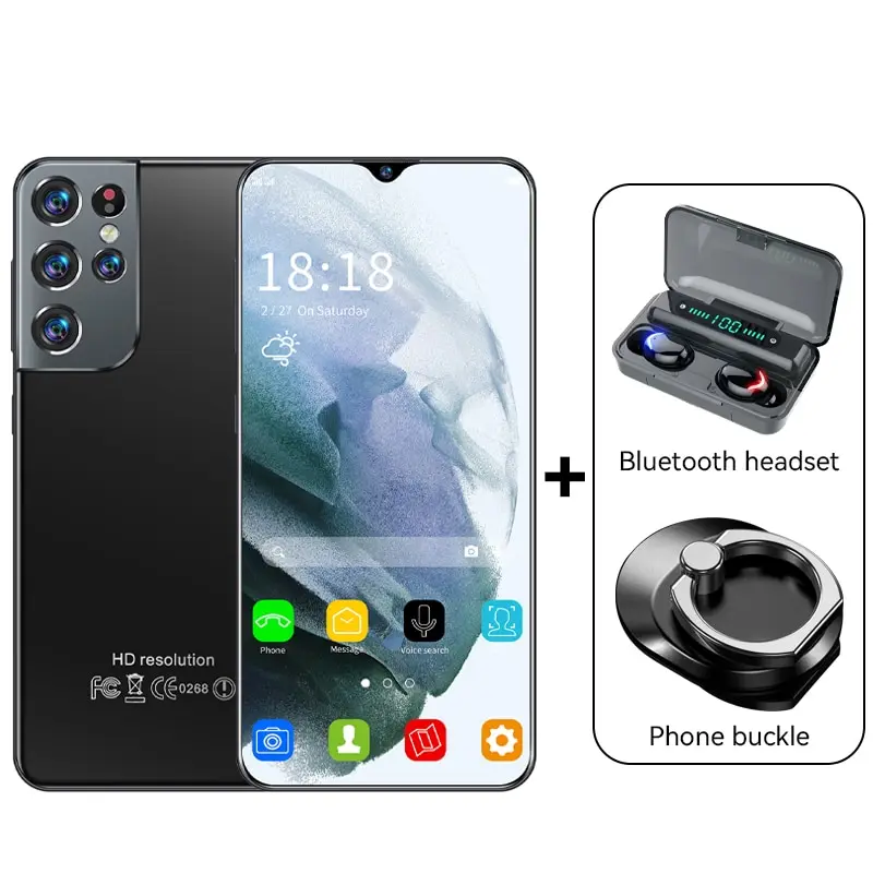 

Global Version Galay S21 Ultra 6.7inch 4G/5G 16GB RAM 512GB ROM Dual Sim Unlocked Mobile Phones Cell Phone Celular Smartphone