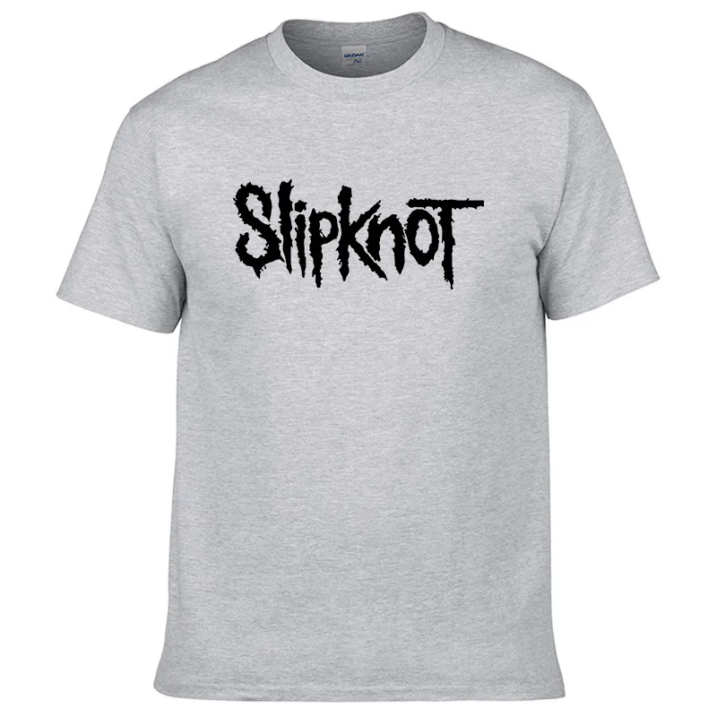 Футболка Slipknot в стиле хип хоп с коротким рукавом 100% хлопок Классический Топ