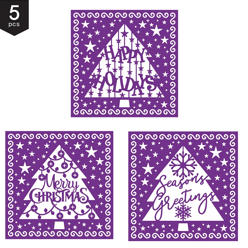 Сменная рамка для рождественской елки металлические режущие штампы трафареты