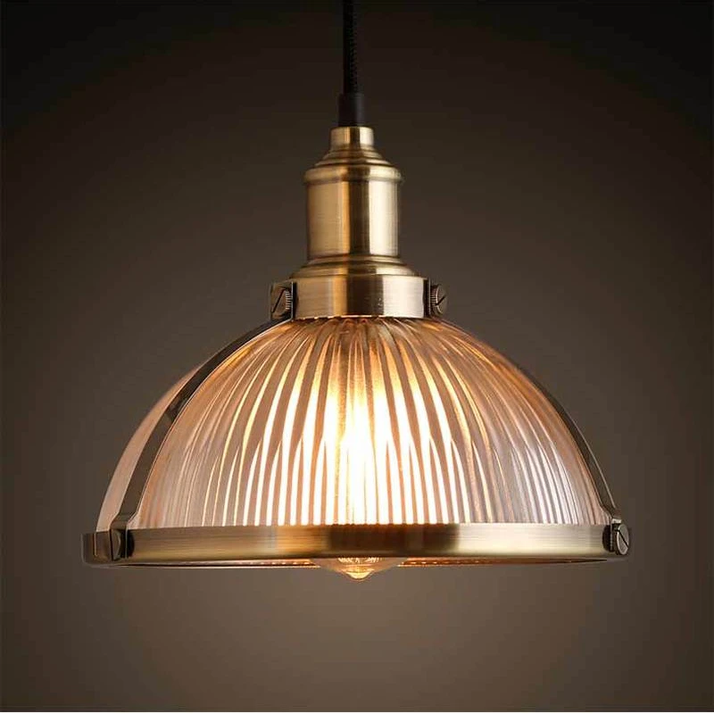 Винтажные потолочные светильники в стиле индастриал Медные подвесные лофт