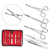 skin suture practice silicone pad with wound simulated training kit teaching equipment needle scissors tool kit medical science