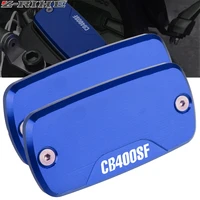 for honda cb 400sf 1993 2014 2013 motorcycle accessories front brake clutch cylinder fluid reservoir cover cap with cb400sf logo