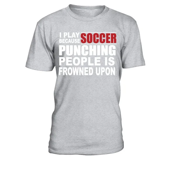 

PUNCHING PEOPLE IS FROWNED UPON Men's T-Shirt