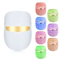 7 colors led full face skin care tool photon therapy lightweight led facial remove wrinkle skin brightening face beauty