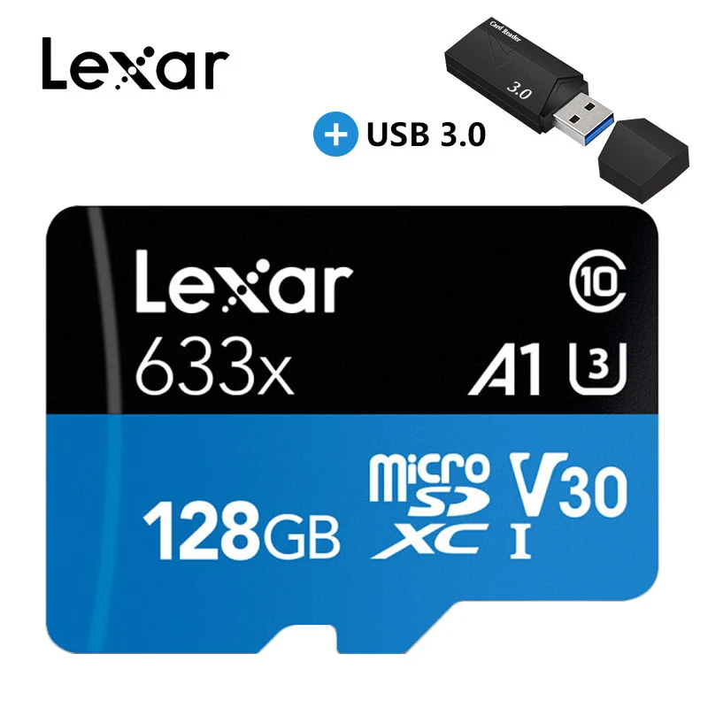 128GB and 3.0USB Самая низкая цена 512 ГБ micro sd карта 16 ГБ 32 ГБ 64 ГБ 128 ГБ 256 ГБ SDXC/SDHC флэш-карта памяти micro sd для Gopro/DJI/nintendo switch - Емкость: 128GB and 3.0USB
