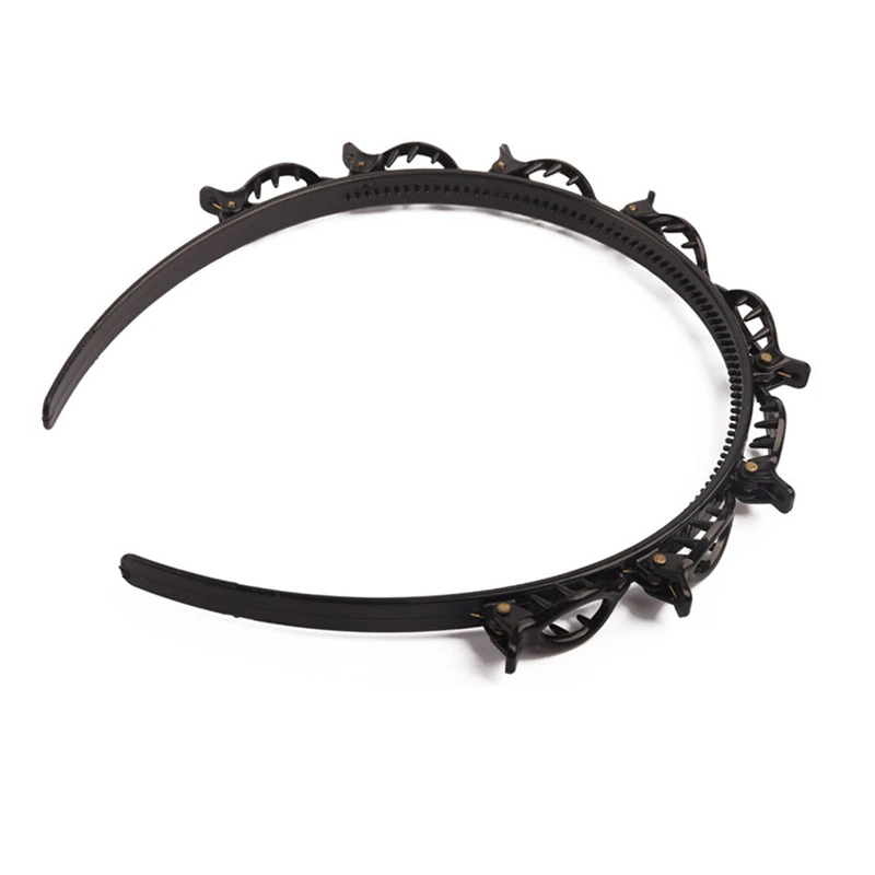 Обруч для волос Black Braider многоуровневая заколка волшебный аксессуар | Красота и