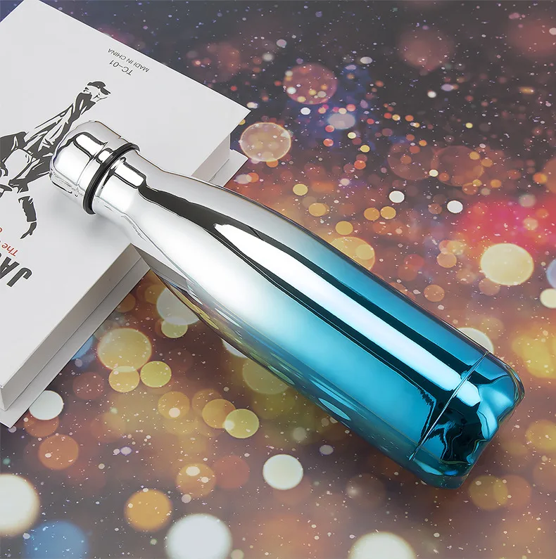 500 мл двухслойная кружка термос из нержавеющей стали бутылка для колы вода пива