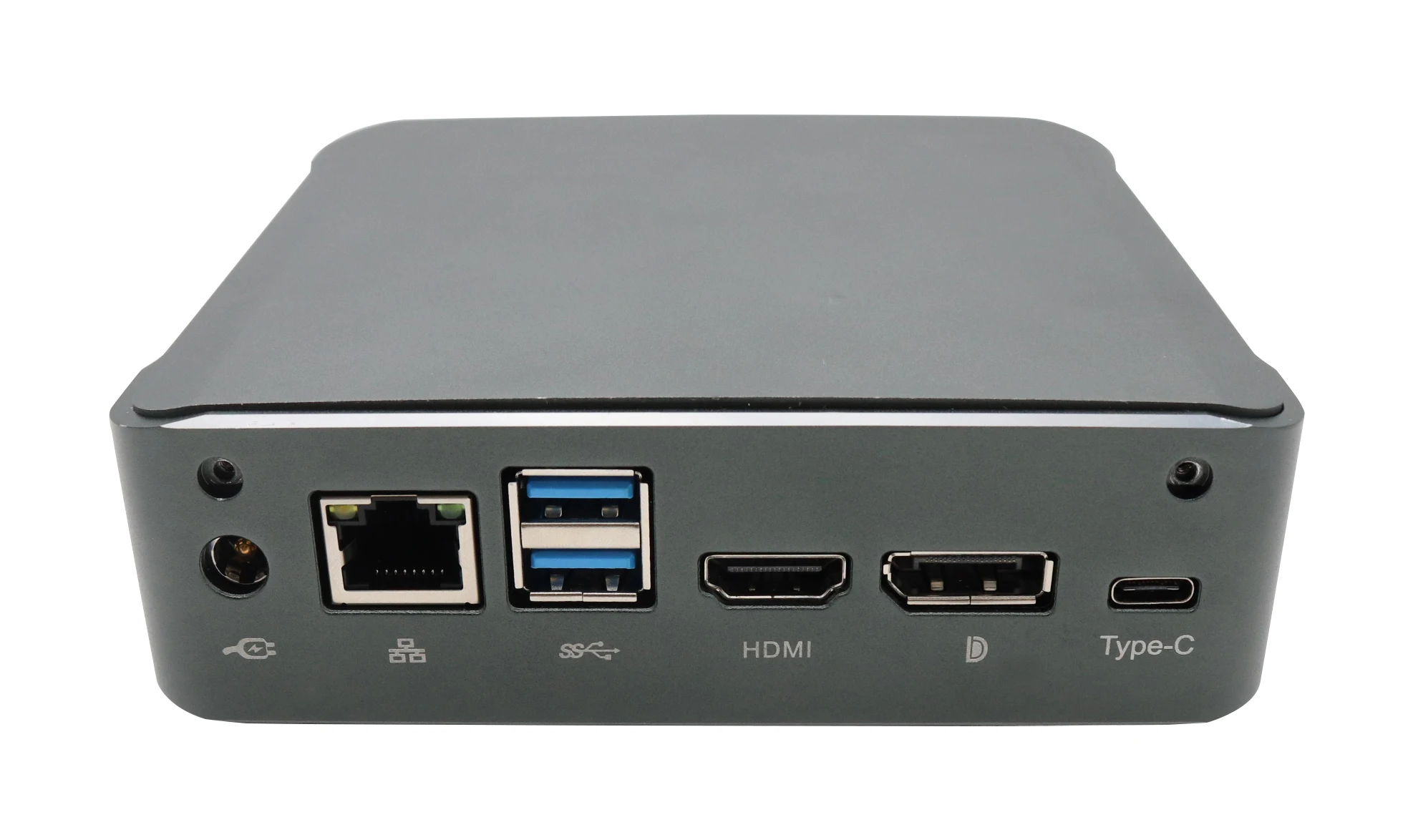 Мини-ПК Intel Patium 5405U офисный персональный небольшой настольный компьютер с четырехъядерным процессором Алюминий чехол, HDMI2.0 и DP Порты Wi-Fi 1000 Мбит порт LAN ПК