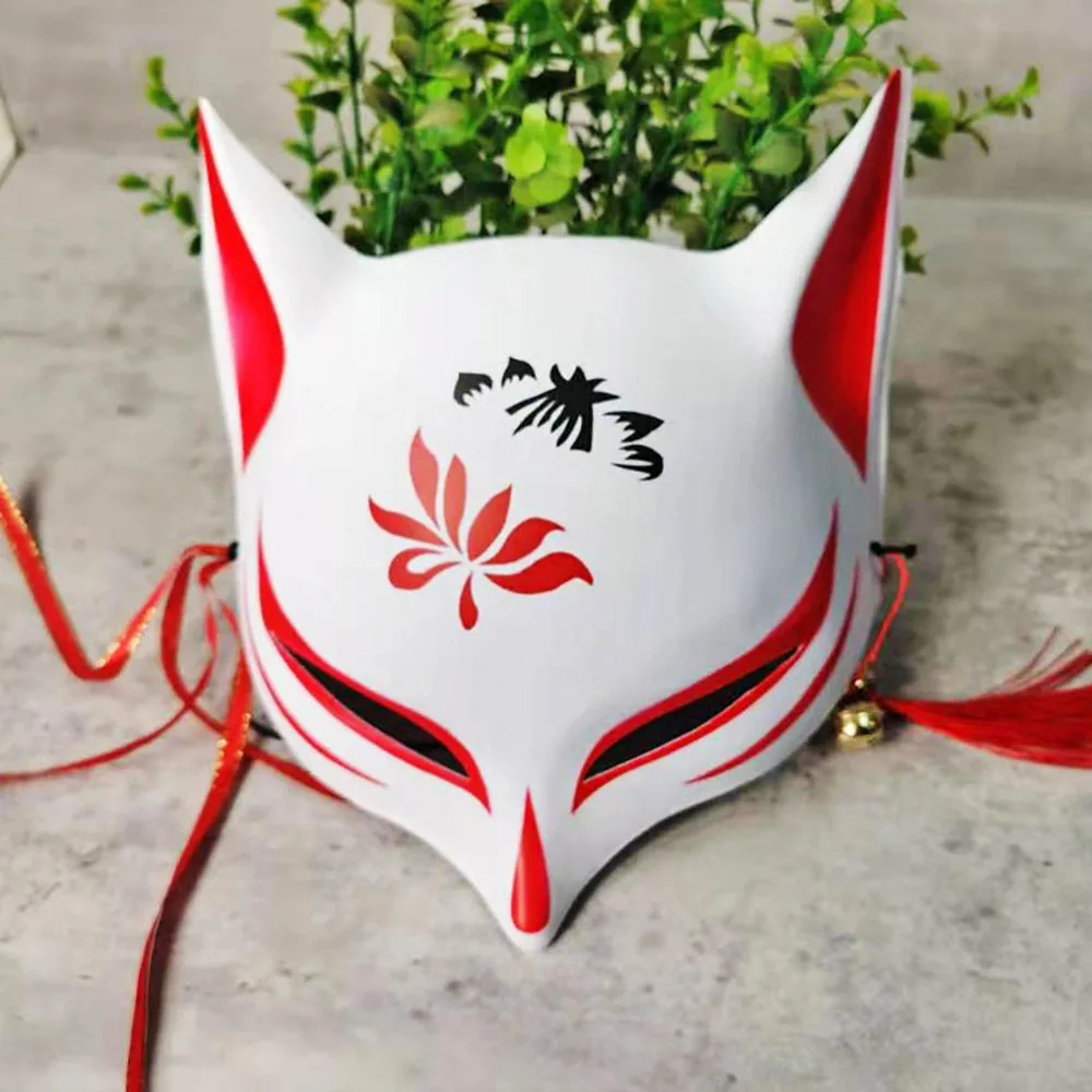 Лидер продаж забавное аниме лиса демоническое лицо рот для женщин мужчин