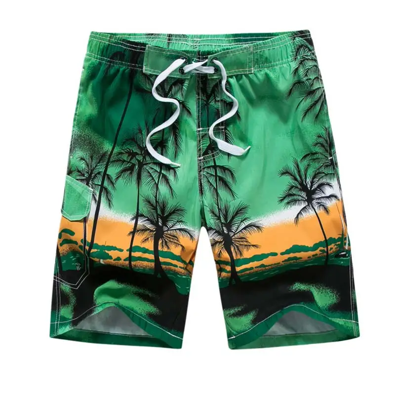 Для мужчин s доска Шорты летние кокосовые пальмы купальники Пляжные шорты СФР