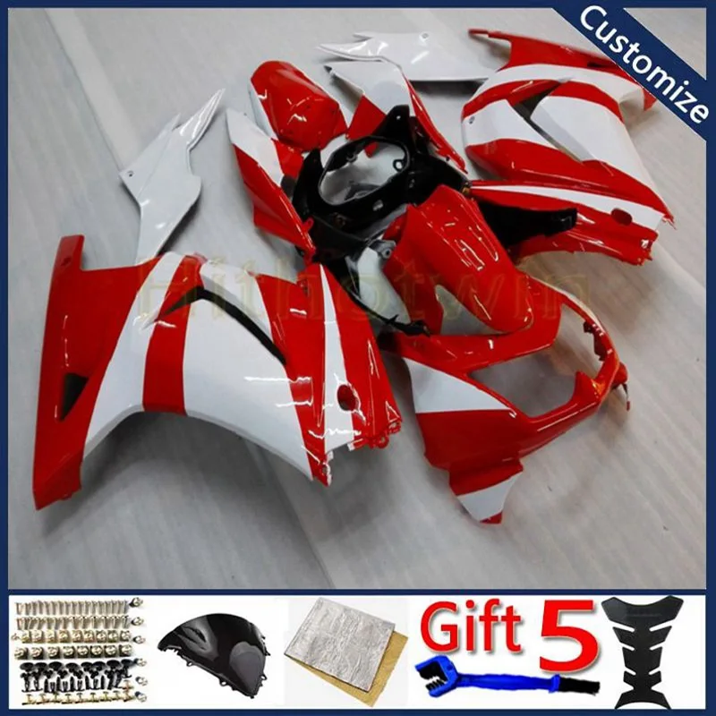 

Обтекатель для мотоцикла Kawasaki Ninja ZX250R EX250 2008 2009 2010 2011 2012 красный белый ZX 250R панели для мотоциклов литьевая форма
