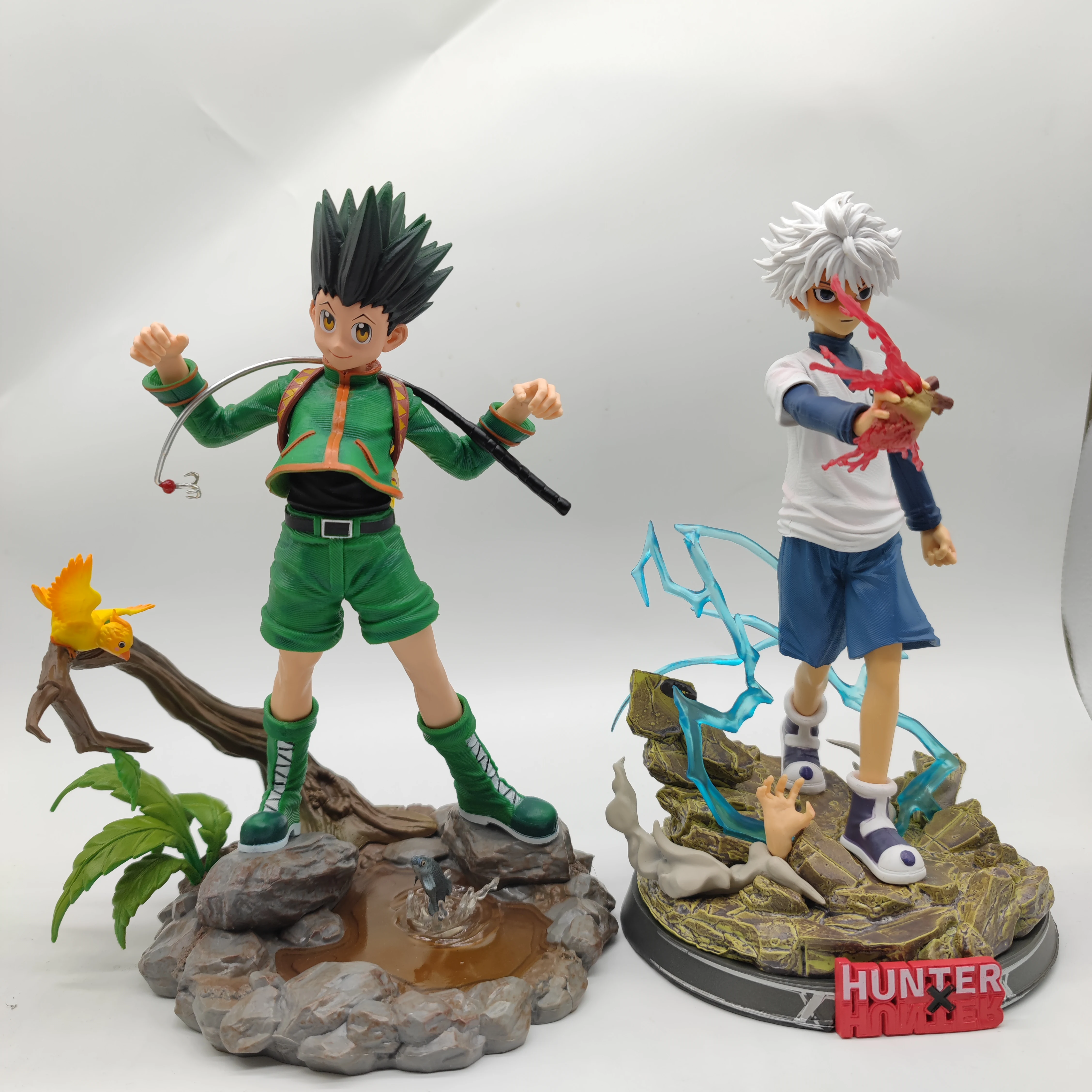 Охотник x Hunter Alluka Zoldyck Gon Freecss & Killua Аниме ПВХ экшн-фигурка игрушка GK игра Статуя