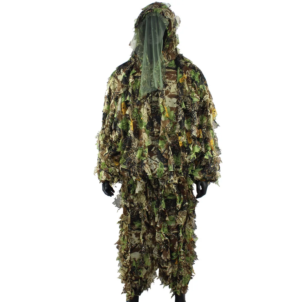 3D листовые маскировочный костюм более 1000 лазерной резкой и листья | Легкий