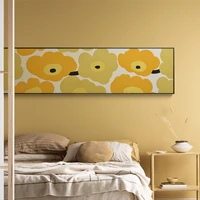 fashion unikko flower canvas painting nordic wall art pictues print horizontal drawing for bedroom big size home decore unframed