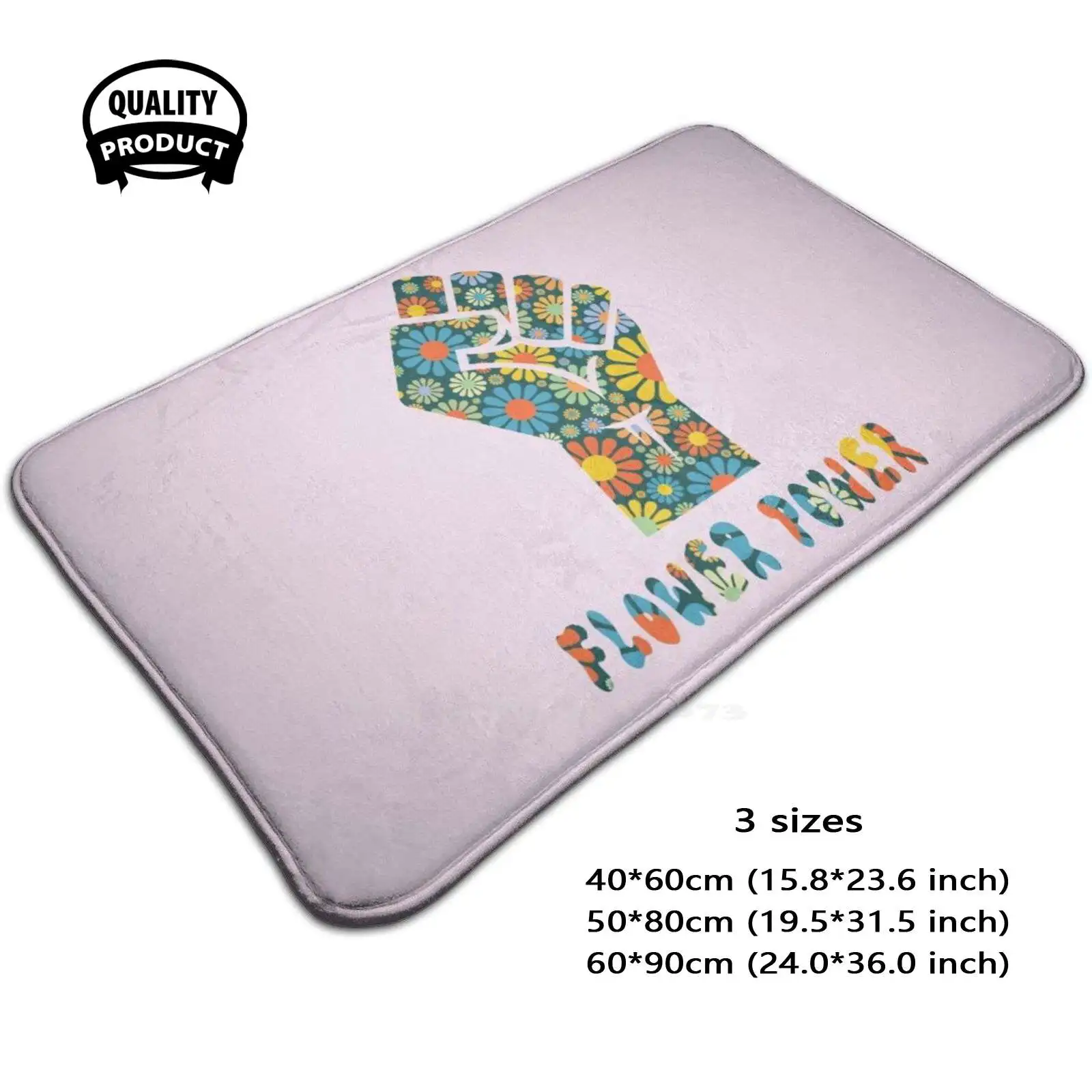 3D товары для дома с цветочным рисунком коврик ног черный живое мирное ралли