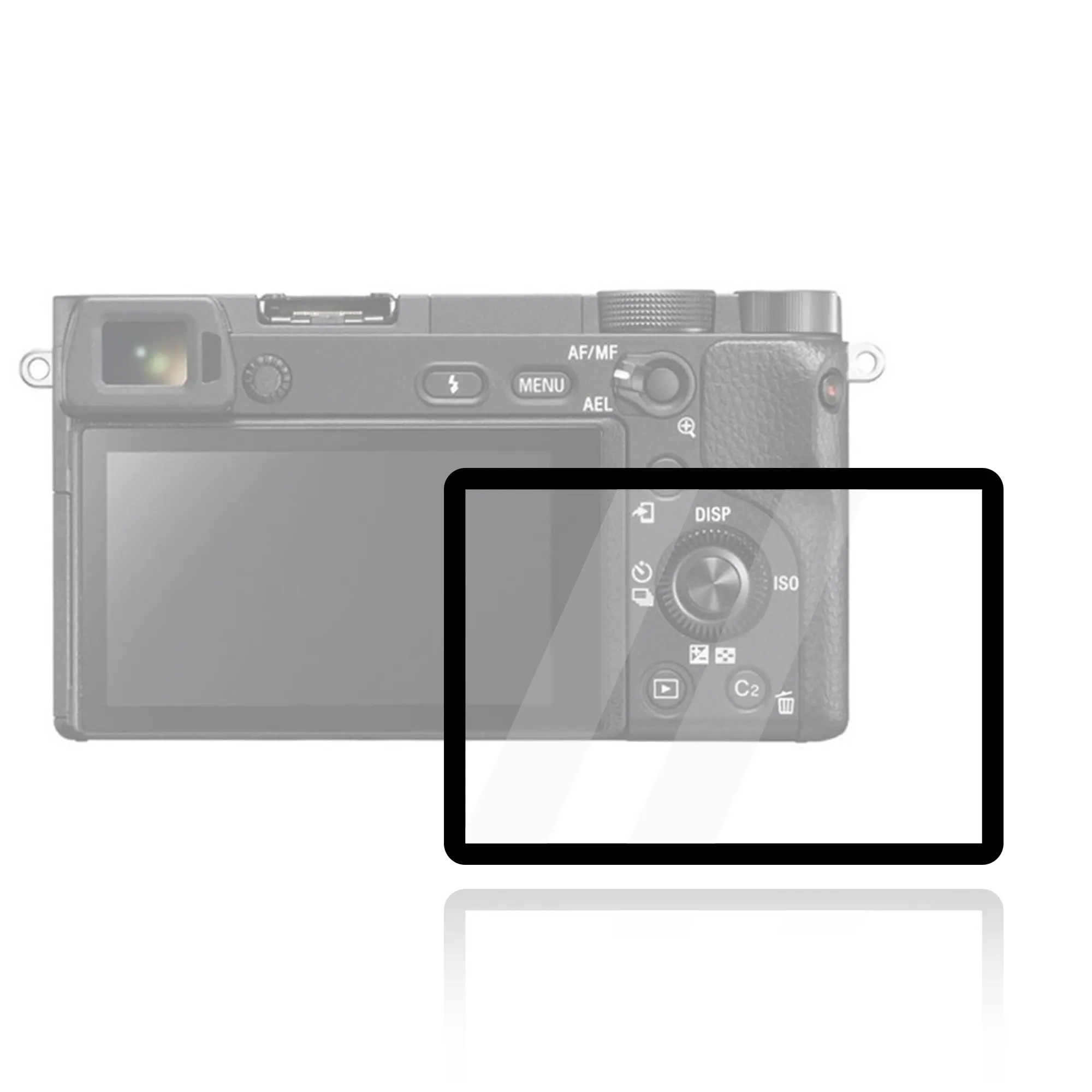 

FOTGA Optical Self-adhesive Glass LCD Screen Protector Guard Cover for Sony A550 A900 A700 A350 A300 NEX-3 NEX-5C GGSII