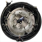 S381 Новинка 6M-18M наборы для полива 12V DC насос для распыления тумана воды небулайзер для тонких туманов сопло с замком 6 мм трубка для тумана системы охлаждения