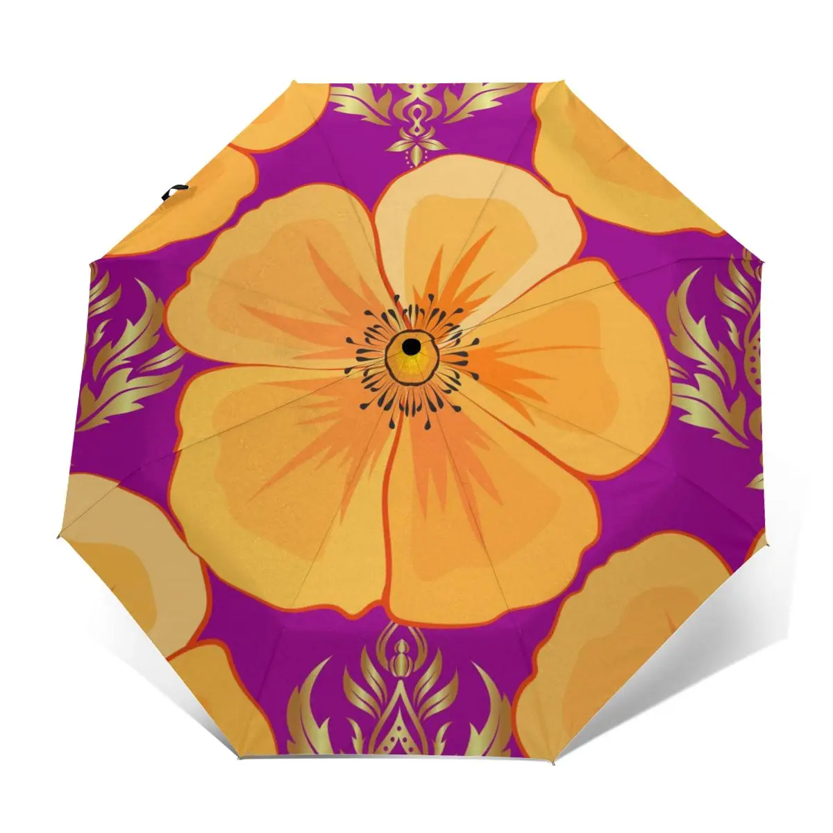 Miglior Ombrello Di Sole Di Fioritura Fiori Cosmo Automatico Donne Degli Uomini Portatile Pieghevole Ombrello Di Protezione Solare Pioggia Antivento Spiaggia Parasole