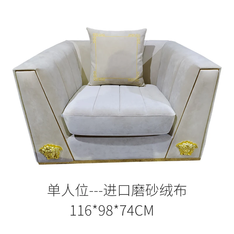 Диван из искусственной ткани для гостиной в современном скандинавском стиле