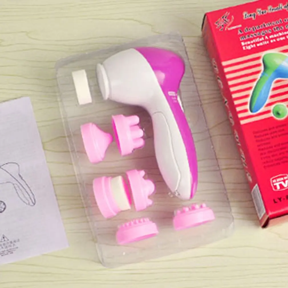 Электрический Уход за лицом Чистящая щеткой Машина Вибратор массажер