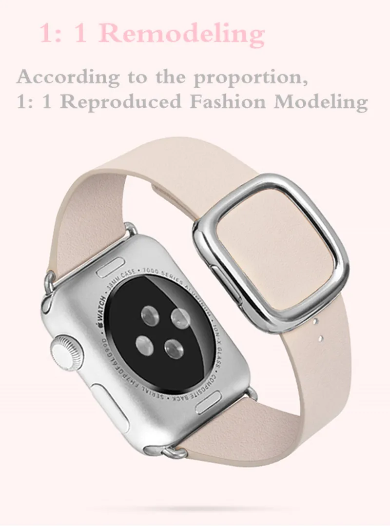 Ремешок из натуральной кожи для apple Watch band 4(iwatch 5) 44 мм 40 мм apple watch 3 2 1 ремешок 42 мм 38 мм pulseira ремешки для часов