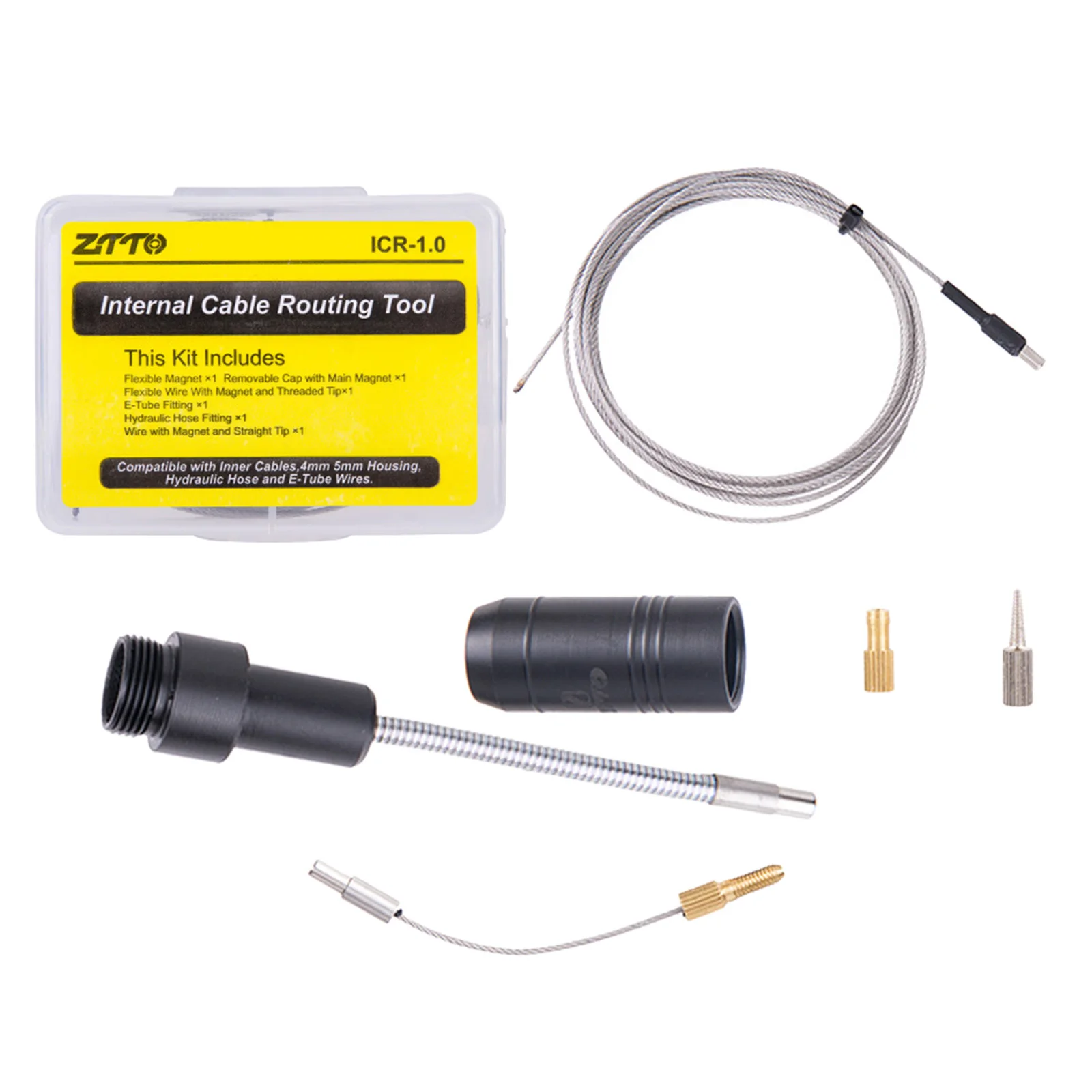 

Magnetic Bike Internal Cable Routing Tool Kit Bicycle Frame Cables Threader Treading Repair