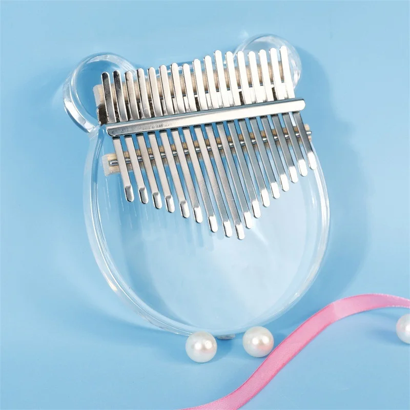 Калимба с 17 клавишами пианино большим пальцем сделанное из одной доски