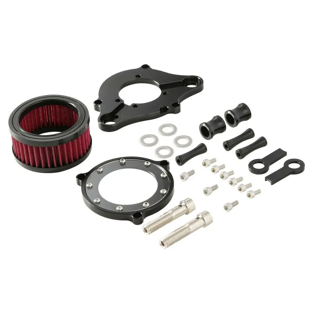 Воздухозаборный фильтр для мотоцикла Harley Sportster XL 883 1200 48 2004 2016 13|air cleaner intake filter|air