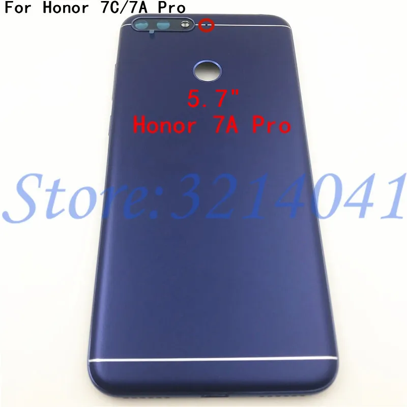 Чехол для задней панели аккумулятора Huawei Honor 7A Pro чехол с боковыми клавишами и