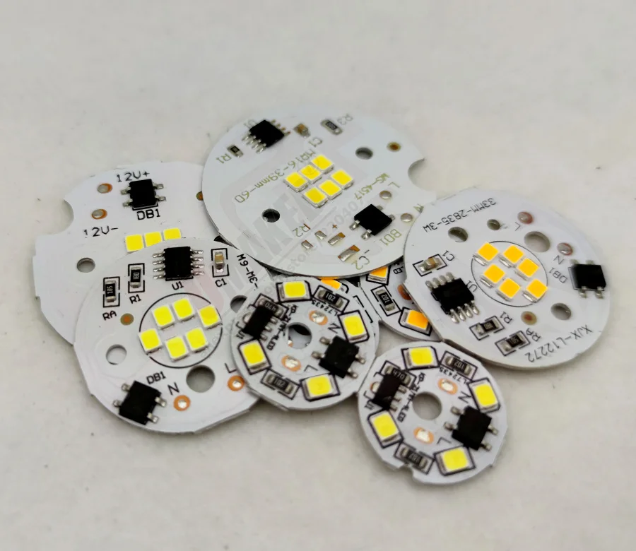 

10pcs AC220V LED 2W 21mm 2835 SMD Lamp Plate Needn't Driver Connect Light Source White/ Warm White lamp panel