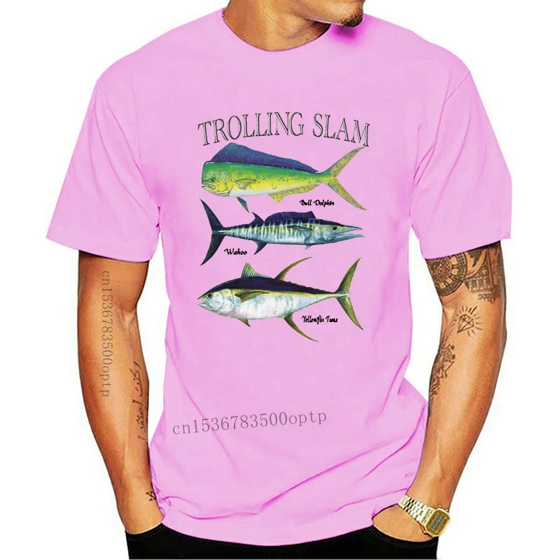 

Новинка троллинговая футболка Slam Bull Dolphin Wahoo Yellowfin Tuna Fishing мультяшная Футболка Мужская модная футболка унисекс 2021 Бесплатная доставка