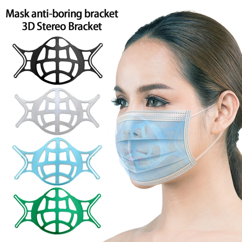 

3D Mouth Mask Support Mask Inner Bracket Breathing Assist Help Inner Pad Bracket Mask Holder Breathable Valve Filters Supplies