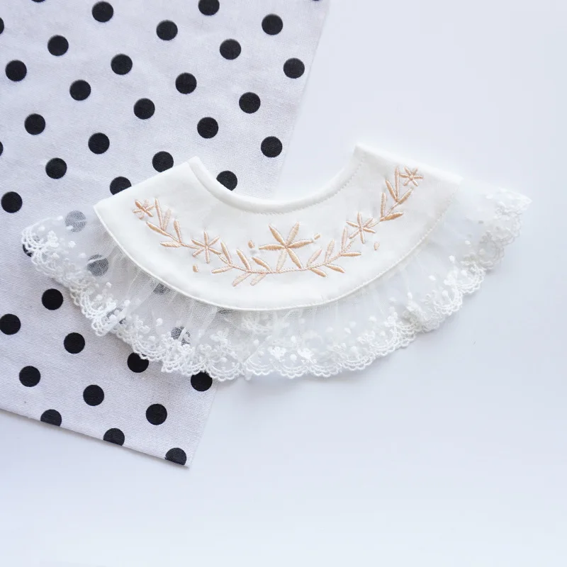 Детский нагрудник с цветочной вышивкой 360 градусов | Детская одежда и обувь