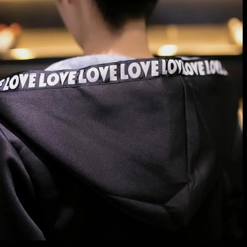 Men's Hooded Casual Shirt New Streetwear Hip Hop Zipper Fleece Sweatshirt Brand Hoodie Fashion Long Jacket | Мужская одежда