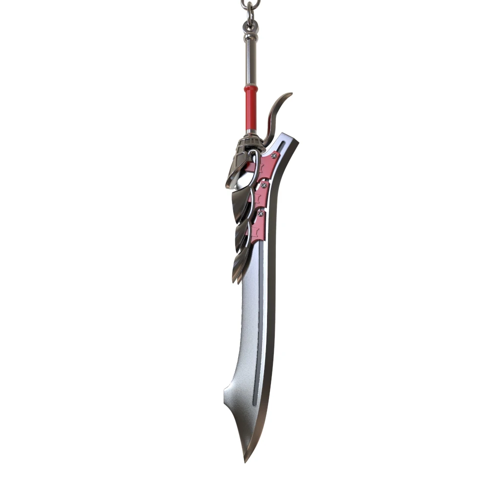 DMC 5 Black Red Queen брелок в виде меча Cosplay Metal Подвесные Брелки Коллекция ювелирных