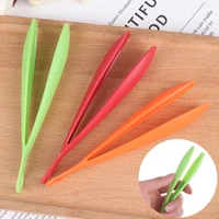 3 color 14 71 8cm plastic food tongs non stick barbecue clip food salad tong kitchen tools utensils accessories
