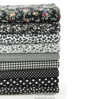 booksew 9 designs 50cmx50cm cotton fabric black set fat quarters bundle for sewing scrapbooking quilting patchwork doll w3b5 6