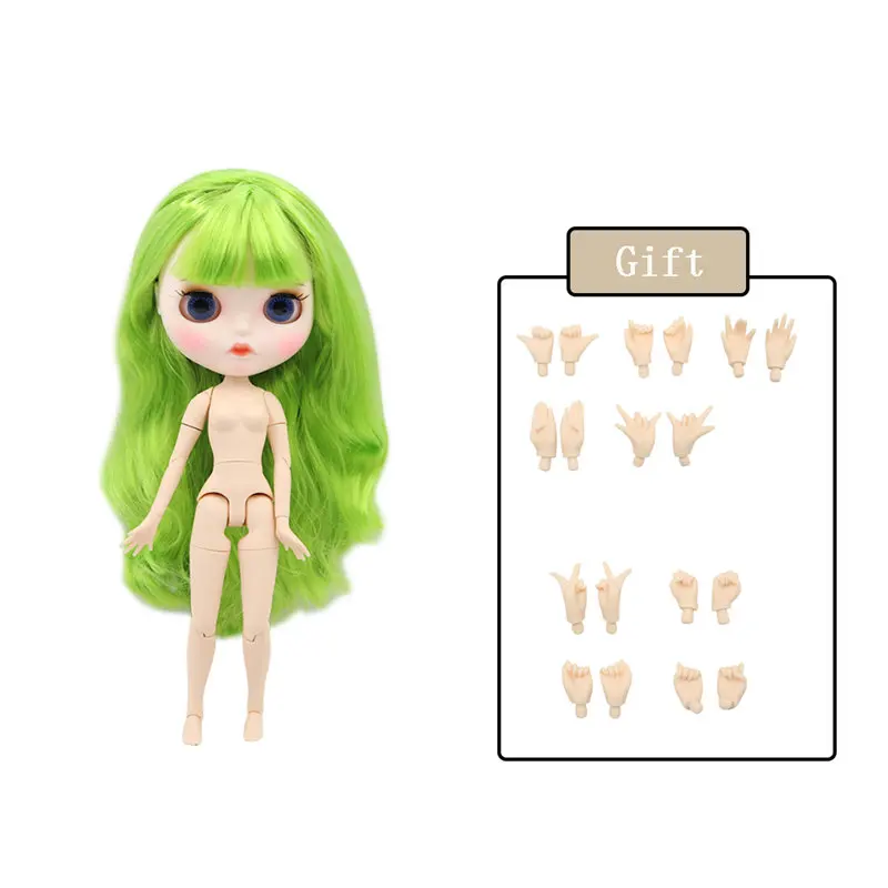 New matte face 422 Ледяная фабрика Blyth кукла Обнаженная соединение тела с ручной набор A& B 1/6 BJD Модная Кукла подходит diy Макияж Специальная цена - Цвет: New matte face 422