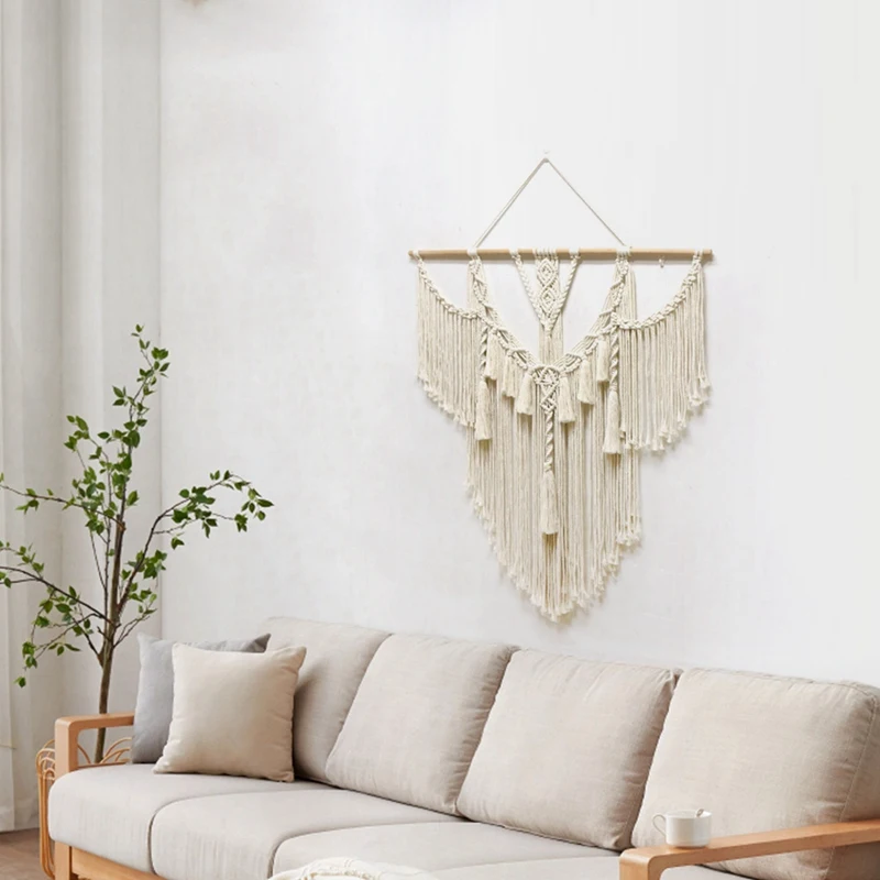 

Macrame Tapestry Boho Decoration Nordic Style Hand Woven Tapestry Wall Hanging Room Living Room Decor Bohemian Decor
