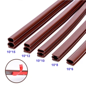 Уплотнительная лента для дверей, 6 метров, 10x68101215 мм