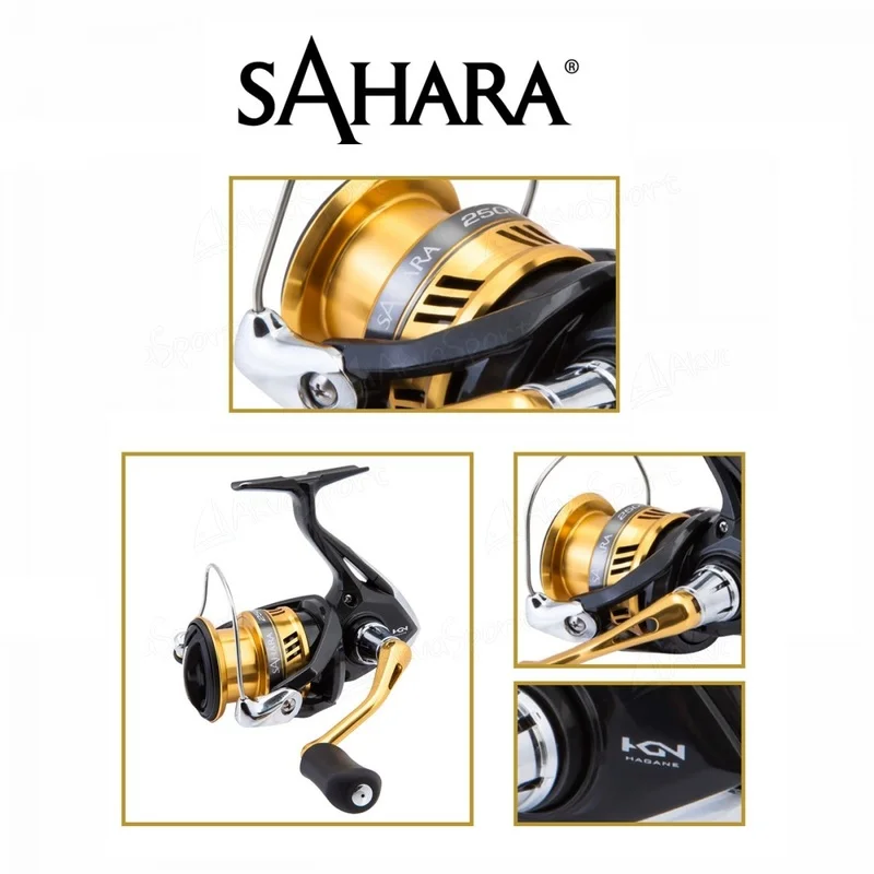 Катушка рыболовная SHIMANO SAHARA FI катушка для морской рыбалки 500 1000 2000HGS 2500 2500HGS C3000 C3000HG