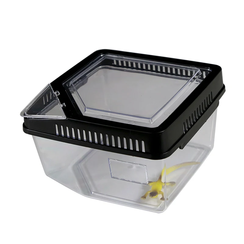 

1PCS New Feeding Box Plastic Transparent Scorpion-keeping Lizard-keeping Lizard Breeding Box Land-tortoise-worm Insect Box