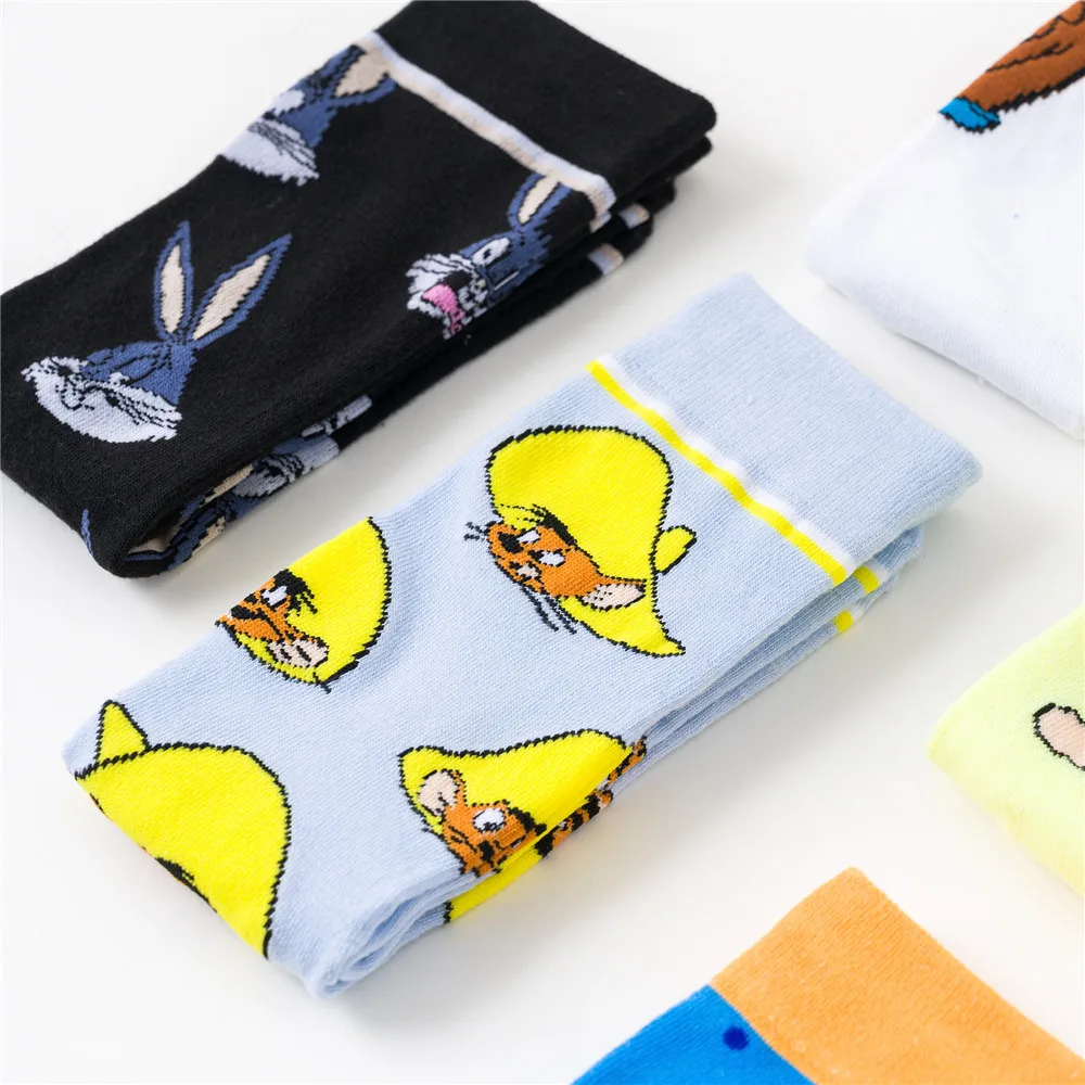 1 Pair funny animal unisex socks Casual Cartoon Cat socks Marvel socks Iron Man Captain America men socks Happy Funny women Sock