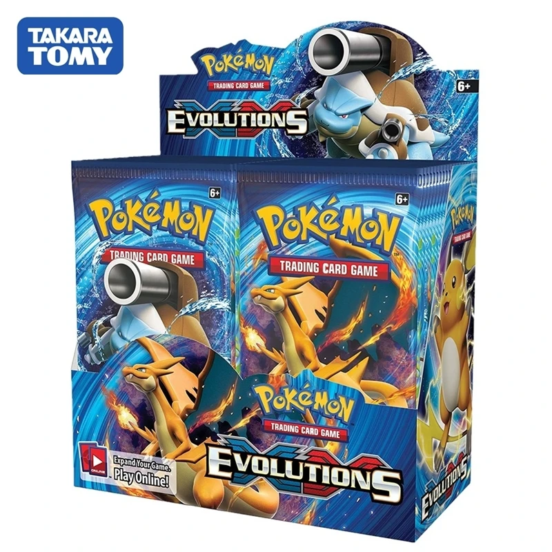 324 шт./кор. Карты Покемон TCG: серия Sun &amp Moon Booster Box Коллекционная торговая карточная