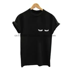 Летняя модная забавная Женская хлопковая футболка с коротким рукавом и принтом бровей, Спортивная футболка, топы