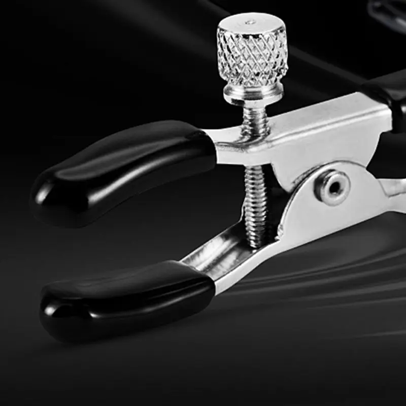 Эротическая связывающая игрушка для усмирения зажимы сосков цепь колокольчик