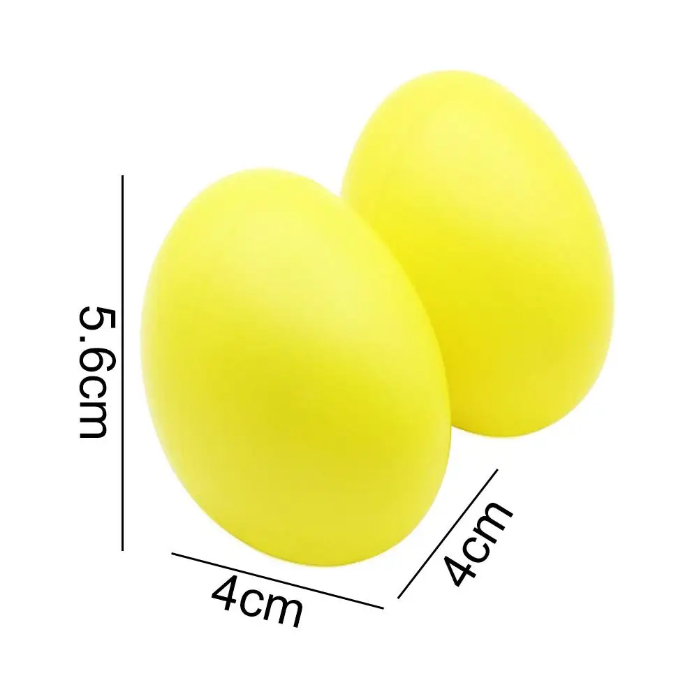 Пластиковый перкуссионный шейкер Maracas однотонный музыкальный для детского яйца