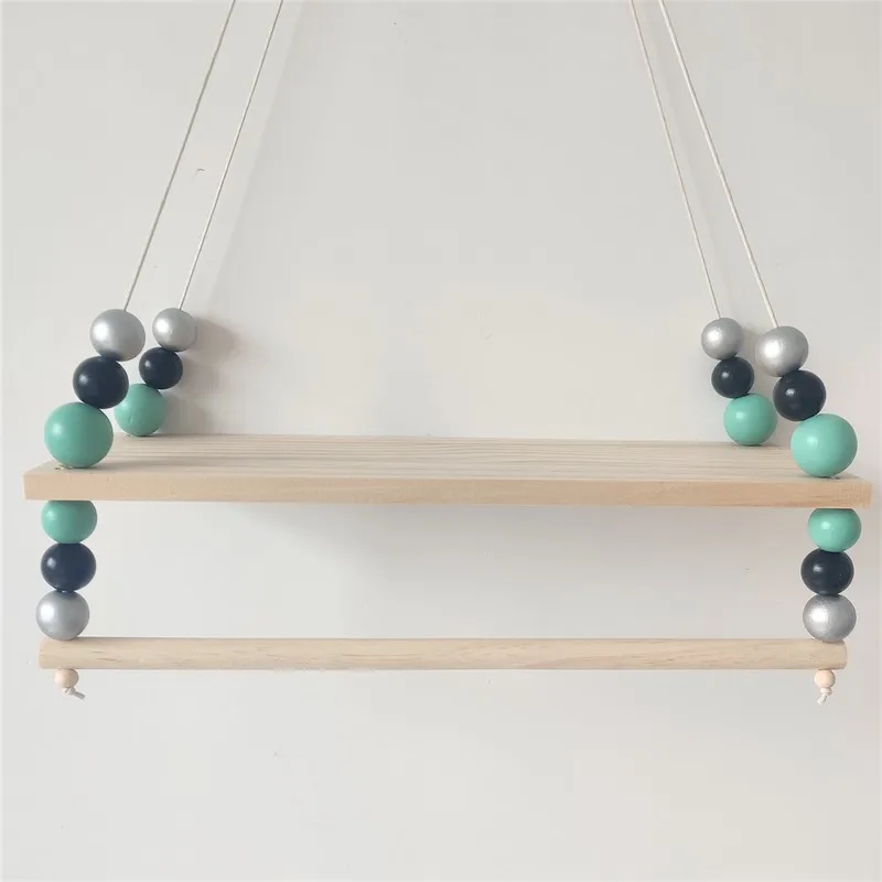 Высококачественные деревянные бусины в скандинавском стиле на заказ двойная