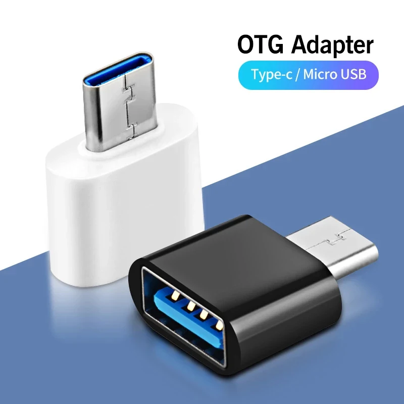 

Type C to USB Adapter OTG Converter For Huawei Xiaomi Samsung Android Mobile Phone Mini Type-C USB-C to USB2.0 Data Connector