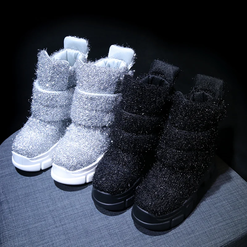 Женские зимние ботильоны на танкетке Кроссовки платформе ботинки Обувь с